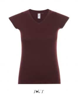 Moteriški marškinėliai „V“ forma
