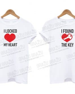 Marškinėliai poroms “My Heart”