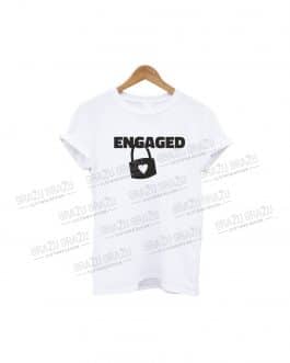 Marškinėliai bernvakariui „Engaged“