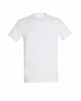 Vyriški balti XXL dydžio marškinėliai su A3 spauda