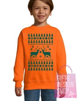 Kalėdiniai vaikiški džemperiai “Eglutės”